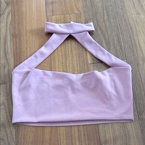 Missguided Pink Halter Top